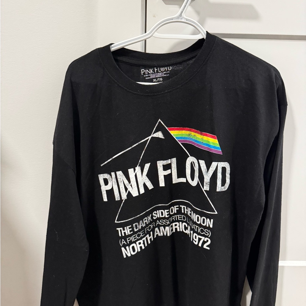 Pink Floyd Black Long Sleeve Dark Side of the Moon Merch